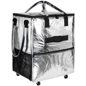 Factory Direct Sales Portable Wholesale <b>Foldable</b> Plastic Food <b>Carts</b> Folding Hand Push Grocery Shopping Trolley <b>Cart</b> - Product Image 1