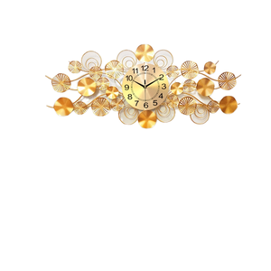 Modern Luxury Gold Metal Wall <b>Clock</b> Newly Designed <b>Digital</b> Timepiece for Wall Decor for Living Room - Product Image 1