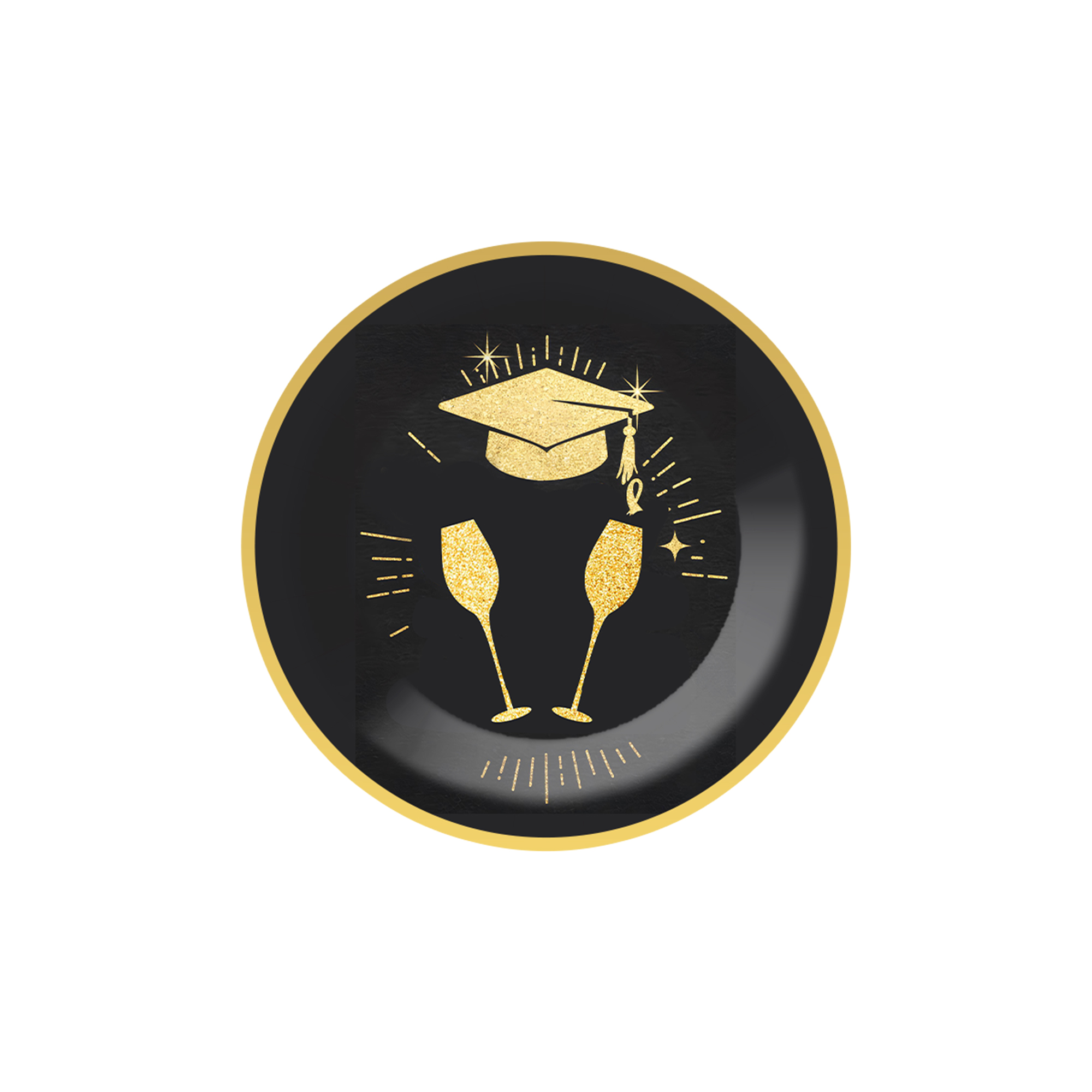 Plato de papel de 7 pulgadas * 8 piezas