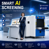Averguard 6040 Dual View, scanner de bagages à rayons X avec reconnaissance IA pour aéroport |   Système d'inspection de sécurité haute résolution