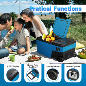 Réfrigérateur portable <span class=keywords><strong>Alpicool</strong></span> KT Easy Carry, glacière de camping, charge solaire, mini congélateur, capacité 12V, double usage, réfrigérateur de voiture - Product Image 6