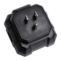 Testeur de tension électrique professionnel Habotest HT106 à 3 broches avec test RCD, affichage analogique/numérique, plage 48-250V