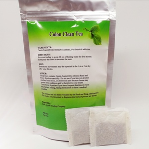 Thé détoxifiant aux feuilles de séné après repas pour un ventre plat et un <span class=keywords><strong>nettoyage</strong></span> du côlon, saveur naturelle sucrée, en sachets. - Product Image 3