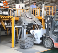 Four de fusion à gaz pour ferraille d'aluminium et de cuivre, capacité 500KG 1000KG 2000kg, avec creuset et installation de fonderie pour la coulée d'ingots