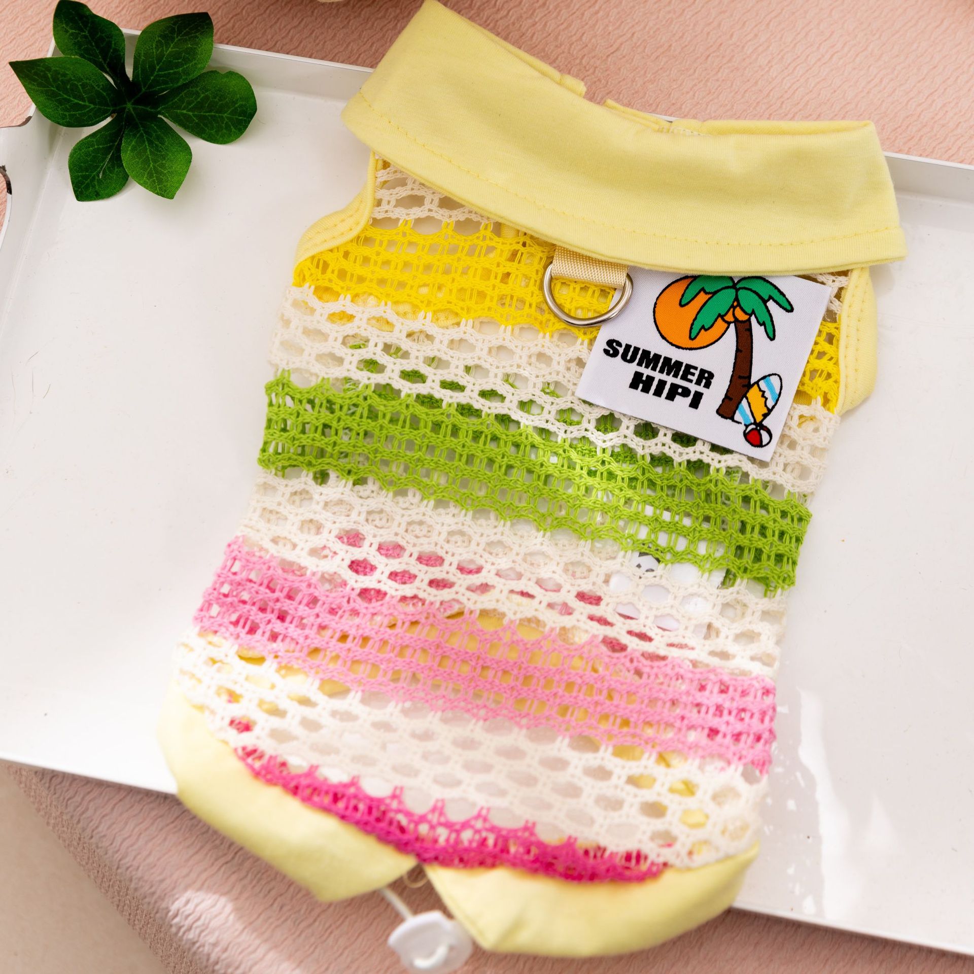 Gilet de noix de coco coloré