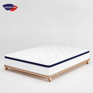 全尺寸床垫盒内弹簧床垫，用于减压凉爽睡眠运动隔离口袋弹簧床垫