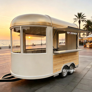 Carrito de Comida Móvil, Remolque de Comida, Camper con Cocina Deslizable, Totalmente Equipado, Eléctrico, de Acero Inoxidable, Ideal para Restaurantes y Bares - Product Image 1