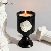 Bougie parfumée en cire de soja pour la Saint-Valentin - Marque privée, logo personnalisé, aromathérapie, cadeau de luxe pour les bars, les restaurants, la décoration de la maison