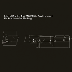 Outil de tournage interne TA6078 Mini Positive Insert pour usinage de précision - Product Image 3
