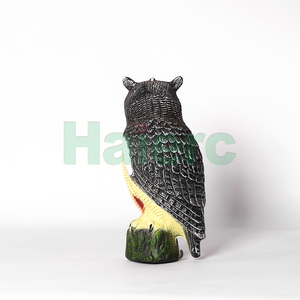 Haierc Effaroucheur d'oiseaux réaliste en plastique, forme Aigle Hibou, pour le contrôle des oiseaux - Product Image 3