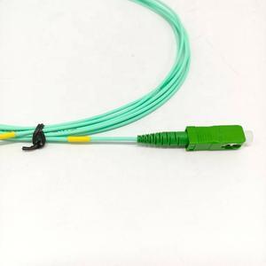 Câble de raccordement en fibre optique vert 1,6 mm SCAPC FTTH WiFi disponible en longueurs de 1,5 m, 2 m, 3,5 m, 4 m, blanc aqua, jarretière optique G657A2 - Product Image 6