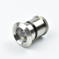 Haute Valeur Zinc Porte Visionneuse 25 mm diamètre 160 degrés 35-50 Fini Nickel Satiné Visionneuses De Porte