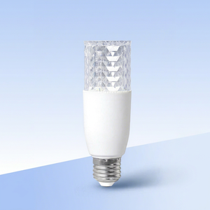 Ampoule LED A19 Culot E27 Source de lumière SMD Corps en plastique Contrôle par interrupteur manuel AC 165-265V 6000K Lumière du jour CRI80 3200LM - Product Image 1
