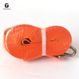 Sangle <span class=keywords><strong>d</strong></span>'<span class=keywords><strong>arrimage</strong></span> à cliquet 50 mm 2000 kg, 2 pouces, robuste, avec doubles crochets en J pour fourgonnette - Product Image 2