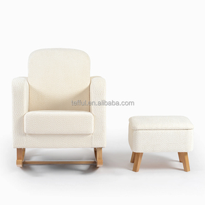 Sillón mecedora cómodo para sala de estar, guardería o sala de lactancia - Product Image 3