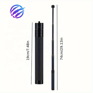 73cm Telescopic <span class=keywords><strong>Selfie</strong></span> <span class=keywords><strong>Stick</strong></span> 3-trục phổ Doanh ổn định cầm tay mở rộng Rod cho DJI Om 5/4 Osmo di động 3 feiyu/Zhiyun - Product Image 2