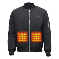 Veste chauffante d'hiver pour moto, bon marché, prix avantageux, 5 zones de chauffe, batterie électrique rechargeable