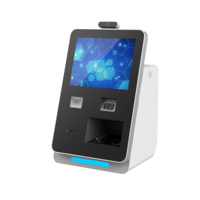 Selbstbedienungs-Hotel-Check-in-Kiosk mit Pass-Scanner, RFID-Kartenspender & ID-Identifikation