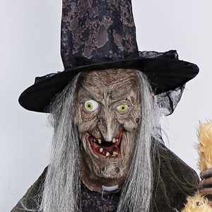 Décoration d'Halloween pour maison hantée, bar, salle d'évasion : Grand accessoire de sorcière cuisinière à induction électrique - Product Image 6