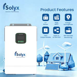 Système solaire hybride monophasé 6,5 kW 48 V, norme américaine UL1741, compatible on-grid/off-grid, parallélisable, MPPT pour stockage d'énergie domestique MS 6,5 kW 48 V - Product Image 5