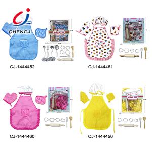 Jeu de cuisine pour enfants, déguisement de <span class=keywords><strong>chef</strong></span>, jeu de simulation de cuisine, outils de cuisson, tablier, jouets de cuisine pour enfants, ensemble de jouets de cuisine pour filles - Product Image 6