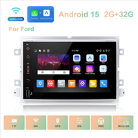 Autoradio Android 8 pouces pour Ford F150 2004-2008, CarPlay sans fil, Android Auto, navigation GPS, caméra de recul, lecteur multimédia