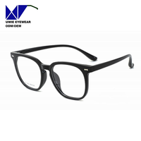 Lunettes optiques rectangulaires TR90 sur mesure OEM, taille 54-19-148, vision haute définition pour adultes unisexes, équipe de conception interne