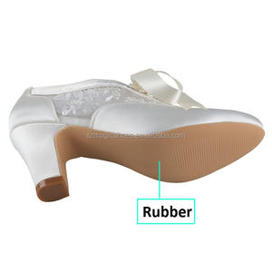 <span class=keywords><strong>Botines</strong></span> de boda de marfil de tacón grueso personalizados, botas bordadas de marfil, <span class=keywords><strong>botines</strong></span> nupciales con punta cerrada - Product Image 3