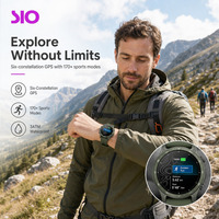 Montre connectée AMOLED 51 mm, écran 1,43 pouces 466 x 466, étanche 3 ATM, GPS 6 satellites, batterie 530 mAh, 30 jours d'autonomie, vente en gros de montres connectées