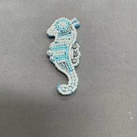 ZSY personnalisé à la main animaux marins étoile de mer coquilles tortue de mer dauphin perlé strass Patch 3D paillettes Applique pour vêtements