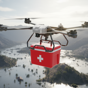 Dron Especial de Operación de pendiente MT50 para terreno montañoso, transporte de Material de tierra irregular, sistema de paracaídas de Dron de carga de liberación rápida - Product Image 4