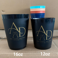 8oz Kundenspezifischer Wasserdichter Einwandiger Flexodruck 6oz Eiscreme-Plastikbecher mit PE-Beschichtung und Logo für Esszimmer Schwarze Serviette
