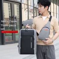 Sac à dos pour ordinateur portable en polyester, imperméable, de haute qualité, avec logo imprimé, pour hommes, décontracté, pour l'école, vente en gros