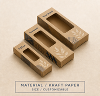 Porte-stylos pliable en carton écologique personnalisable pour kits d'écriture scolaires et articles promotionnels