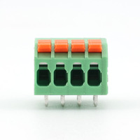 Borniers de connexion rapide Kuishen KC2604P-3.5A-4p, 4P, prises femelles 3,5 mm, connecteurs PA66/Cuivre/Acier inoxydable