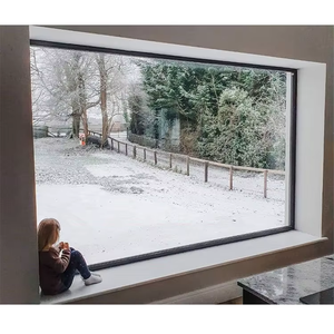 หน้าต่างบานใหญ่แบบพาโนรามา กระจกสองชั้น ราคาประหยัด ตั้งแต่พื้นจรดเพดาน สำหรับบ้านพักตากอากาศ - Product Image 1