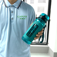 CAMAZ 750ml Grande Capacité Hydrogène Bouteille D'eau Alcaline Tritan Bouteille Minérale Alcaline Sport En Plein Air Filtre Bouteille D'eau