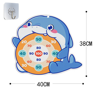 Nuova Pistola Spara Palline Morbide in ABS a Forma di Balena, Divertente e Carina, per Competizioni di Tiro Interattive Genitore-Figlio al Chiuso - Product Image 5