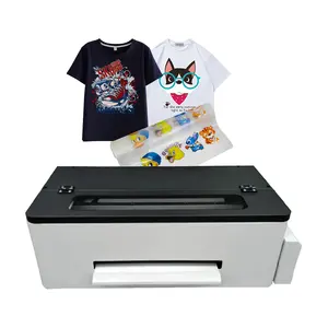 A3 A4 Sublimación DTF máquina de impresión de camisetas DTF Inkjet xp600/i3200 DTF impresora R1390 L805 L1800 l1800 cabezal de impresión i3200