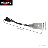 Harnais de câbles automobiles BeiXing 4 broches 12 broches E00012, ensemble de câbles automobiles, adaptateur, câbles de batterie électroniques, classe IP66, nu