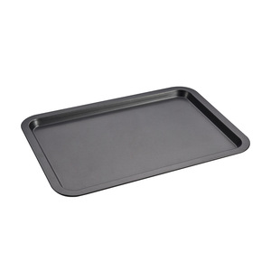 Bandeja <span class=keywords><strong>para</strong></span> hornear <span class=keywords><strong>rectangular</strong></span> mediana de metal antiadherente con fondo extraíble y fácil liberación <span class=keywords><strong>para</strong></span> pastel y pastel - Product Image 1