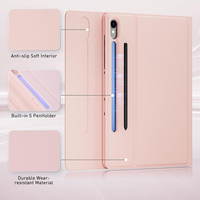 Klavye Samsung kılıfı Galaxy Tab S10 Lite/S10 FE/S9 FE/S9/S8/S7 10.9 inç ve 11 inç dahili kalemlik ve fare seti