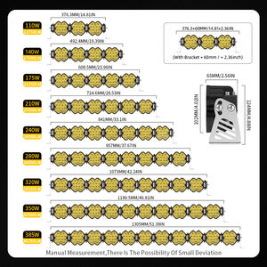 Feux de jour Amber DRL pour tout-terrain, kit de feux LED modulaires connectables pour 4x4, UTV, Polaris RZR, Can-Am X3 - Product Image 6