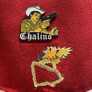 Pin de Solapa Personalizado con Diseño de Guerrero Azteca, Pin de Metal Esmaltado para Gorra - Product Image 6