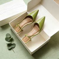 Boîte d'expédition en carton ondulé personnalisée pour chaussures à talons hauts, emballage pour la vente au détail et le commerce électronique, boîte durable