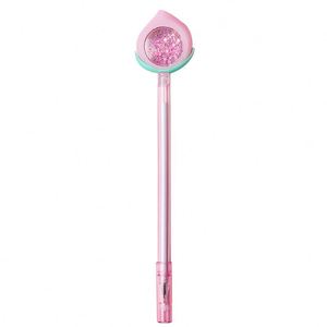 Nouveau stylo créatif <span class=keywords><strong>2022</strong></span> au design de fruits de dessin animé, mignon, pêche, pailleté, avec stylet - Product Image 1