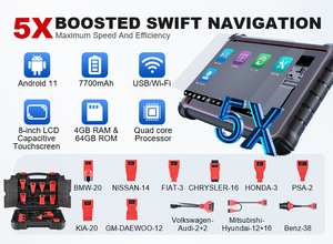 ชุดอุปกรณ์ Autel MP900E รองรับการทดสอบแบบสองทิศทางมากกว่า 150 ยี่ห้อ รองรับการสแกนระบบยานยนต์ทั้งหมด ฟังก์ชัน ECU สำหรับการวินิจฉัยรถยนต์ทุกประเภท - Product Image 5
