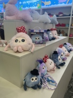 Jouets en peluche super doux avec yeux LED intelligents AI créatifs et mignons, doublure en maille, fonction de conversation, soulagement du stress, couleurs personnalisables