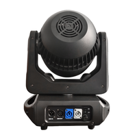 Mini Lyre de Scène 19x15 Moving Head 19x15W RGBW 4-en-1 LED Wash Zoom avec Effets Halo, Bande Lumineuse et Anneau Circulaire