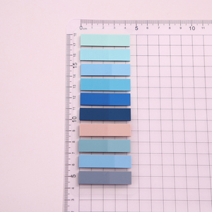 <span class=keywords><strong>Notes</strong></span> autocollantes semi-transparentes auto-adhésives PET avec autocollants mignons d'index de classification de bureau approvisionnement en gros - Product Image 6
